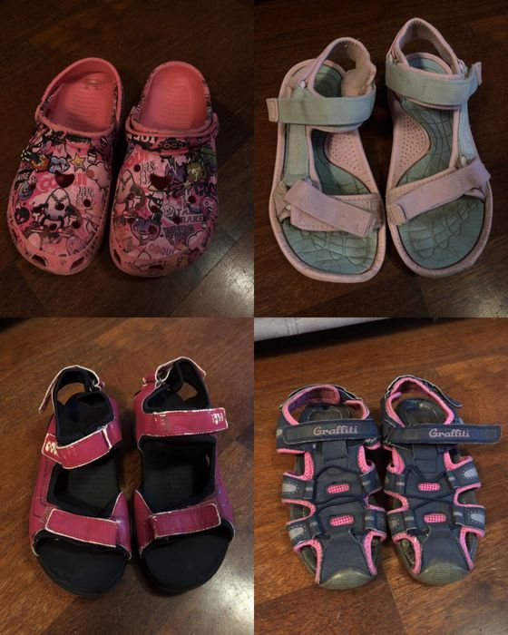 Літнє взуття для дівчинки 34,35,36 розмірв
