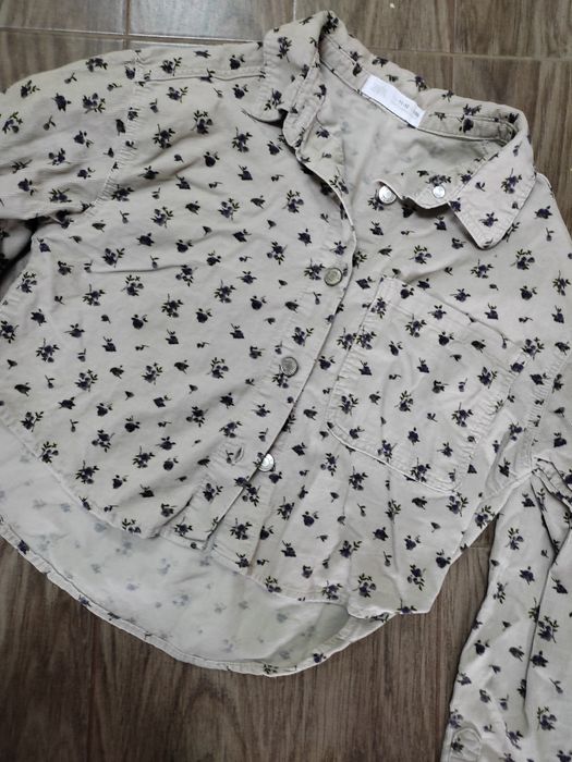 Zara сорочка мікровельвет