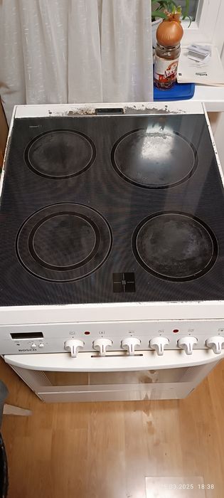 Електроплита стеклокерамика bosch