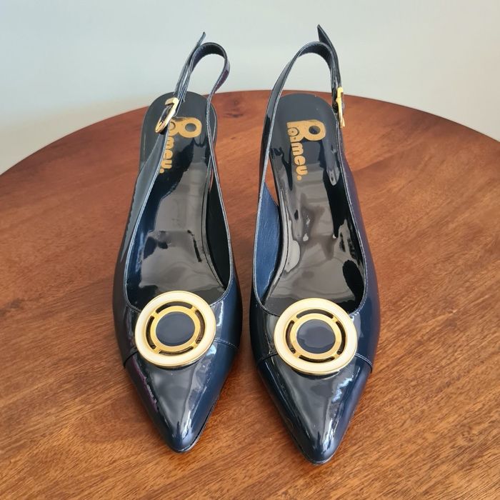 Sapato Azul 37 Manzoni NOVO