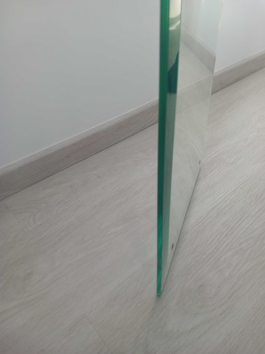 Tampo-prateleira de vidro