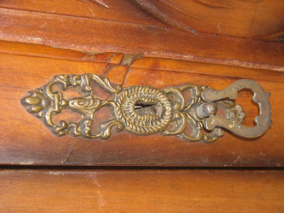 Conjunto fechos antigos puxadores acessorios movel gavetas armarios