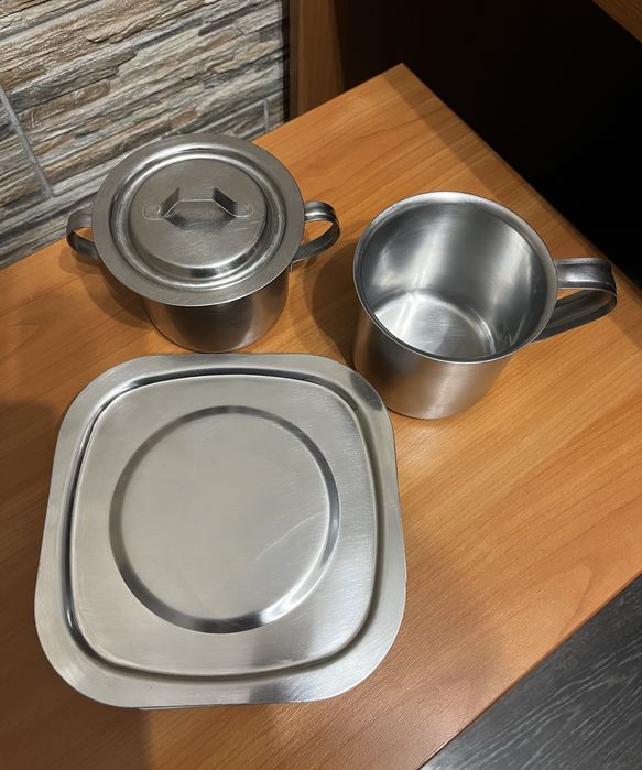 Судок, Кружки нержавейка СССР нержавеющая сталь. Качество!