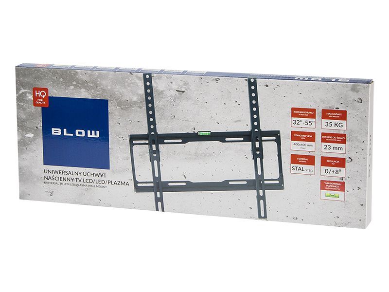 Uchwyt TV LCD HQ 32"-55" SLIM pochylny, Blow