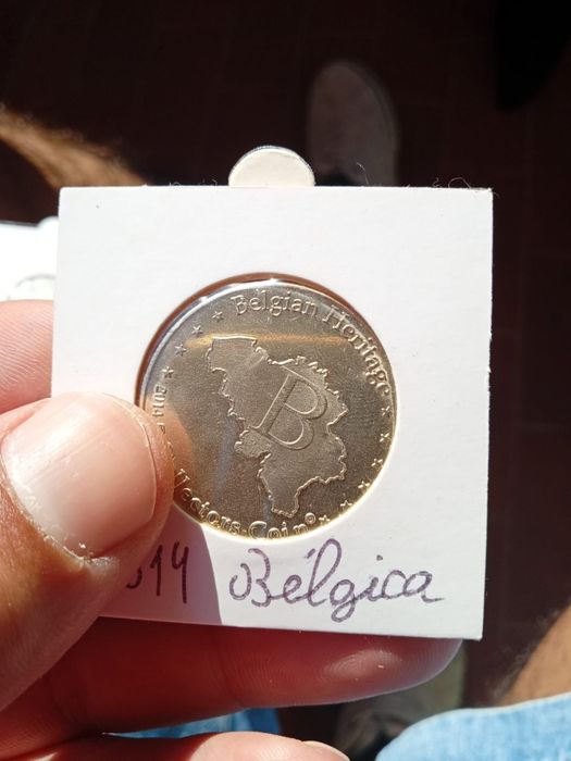 Moeda comemorativa Bélgica 2014