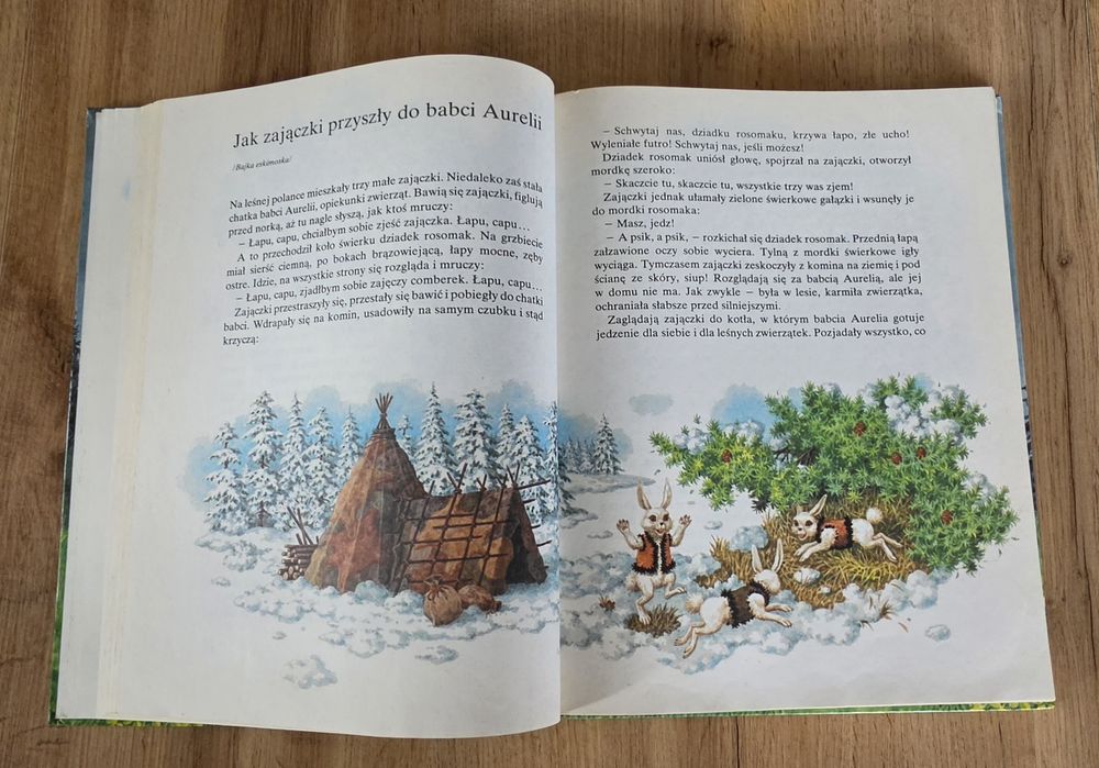 Książka vintage PRL Bajki na dobranoc Viera Janusova 1986