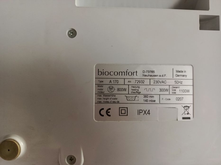 Hydromasaż Biocomfort "DUOTHERM" D-73765 + MATA