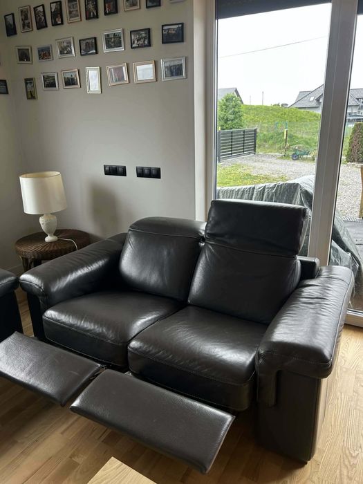 Sofa rozkladana 2 sztuki *wloska skora*