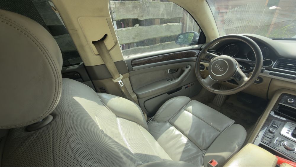 Audi a8 d3 4.0 tdi Long 4x masaze 4 x wentylacja Lz5d czesci