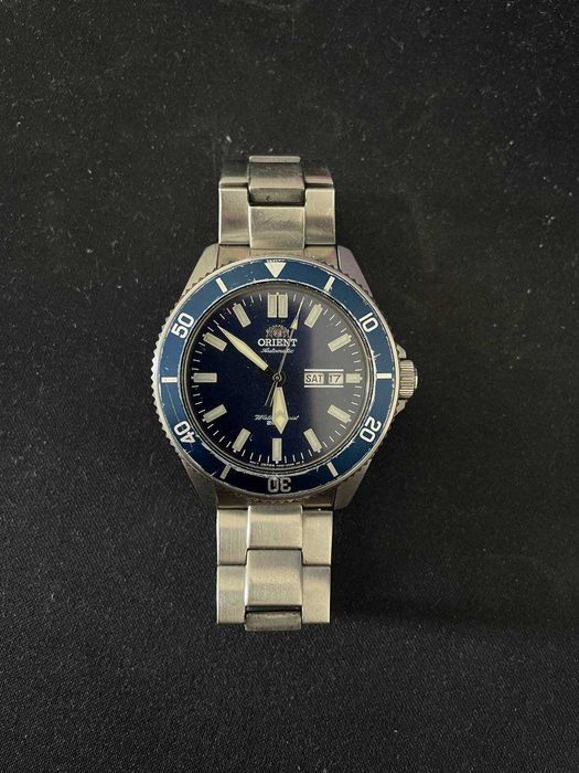 Zegarek męski Orient RA-AA0009L19B Big Mako Xl Diver Automatic srebrny