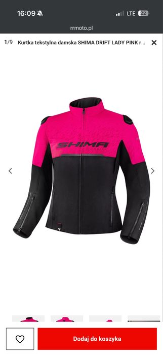 Kurtka motocyklowa shima stan idealny L