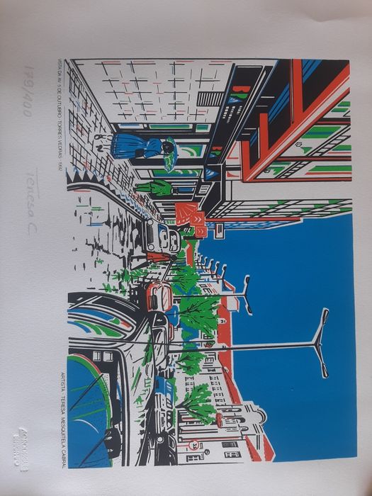 Serigrafia de Teresa Mesquita Cabral