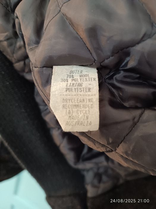 Jaqueta universitária Australiana em lá