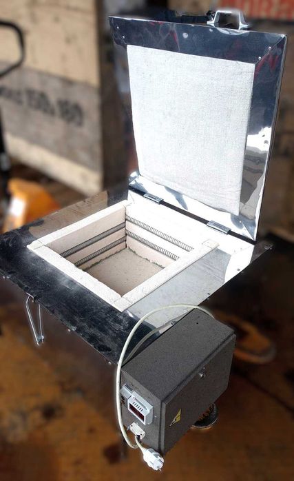 Піч муфельна печь для термообробки ШВГ400х400х350 60л 1200С д кераміки