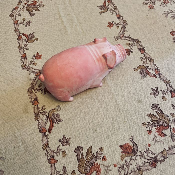 Велика Іграшка для собак Squeaky Pig (латексна та свинка-пищалка)