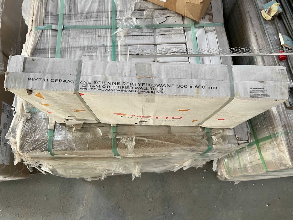 Płytki ceramiczne ścienne BIAŁe,  NETTO WALL WHITE SHINY 30x60cm GAT 1