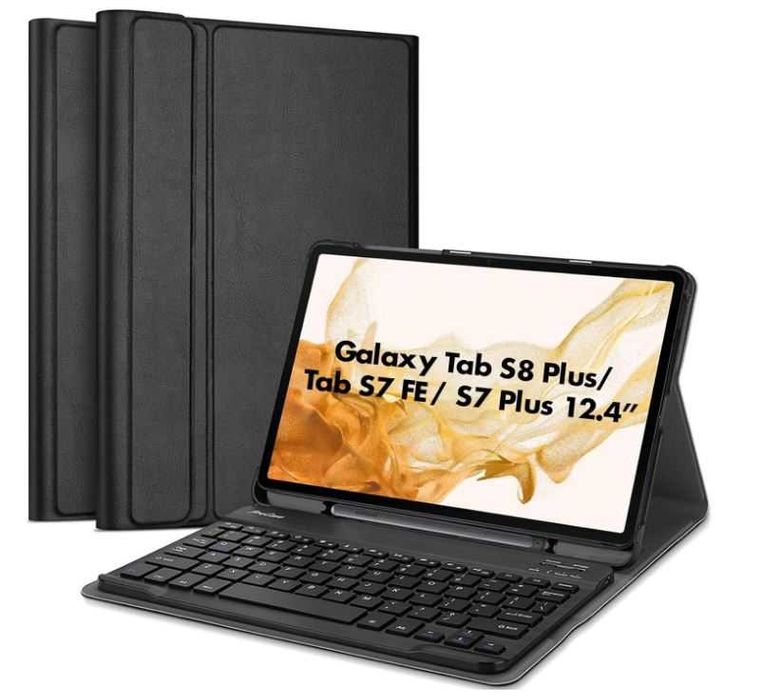 Futerał Etui Case Z Klawiaturą Galaxy Tab S7 Tab S8 Plus/S7 Plus