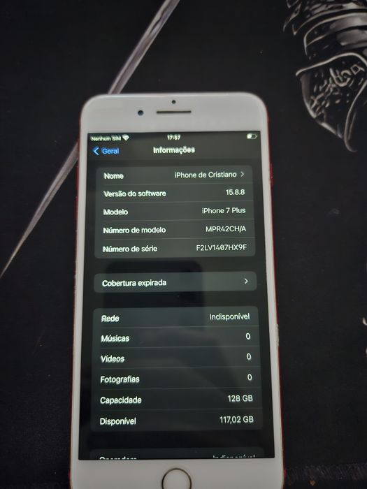 Iphone 7 plus novo