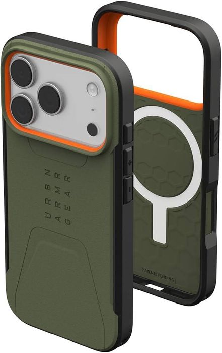 Чохол UAG CIVILIAN MagSafe уаг чехол протиударний  ударостойкий iPhone 17 Pro Max айфон про макс чоловічий