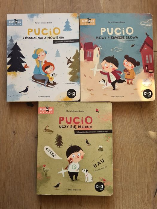Zestaw książeczek Pucio 3 książki