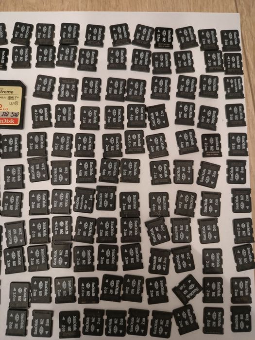 Zestaw kart microSD sd M2
