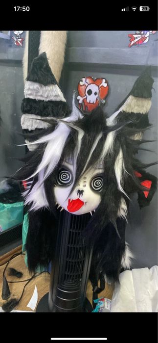 Fursuit furry kigurumi Bat-wolf emo