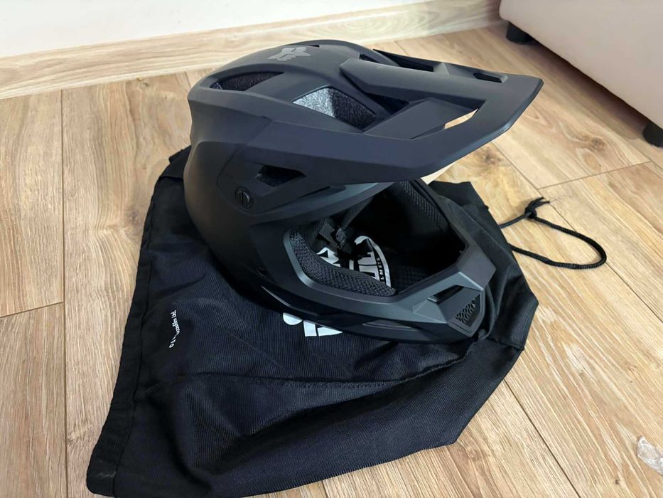 Nowy Kask FOX RAMPAGE Mips czarny rower hulajnoga cross