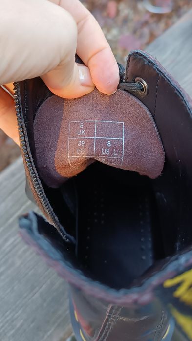 Buty Dr Martens 39 bordowe