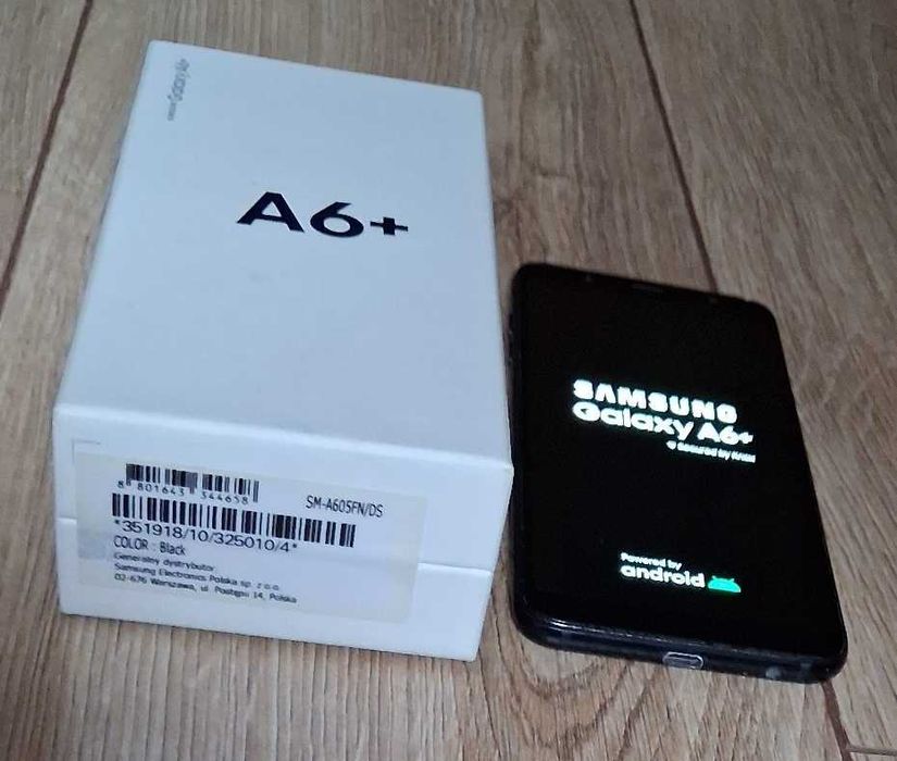 SAMSUNG Galaxy A6+ Dual sim Pełen komplet producenta A6 plus