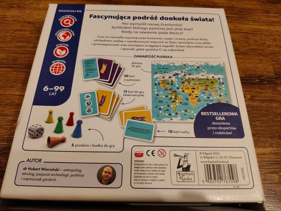 Gra edukacyjna Świat Kapitan Nauka