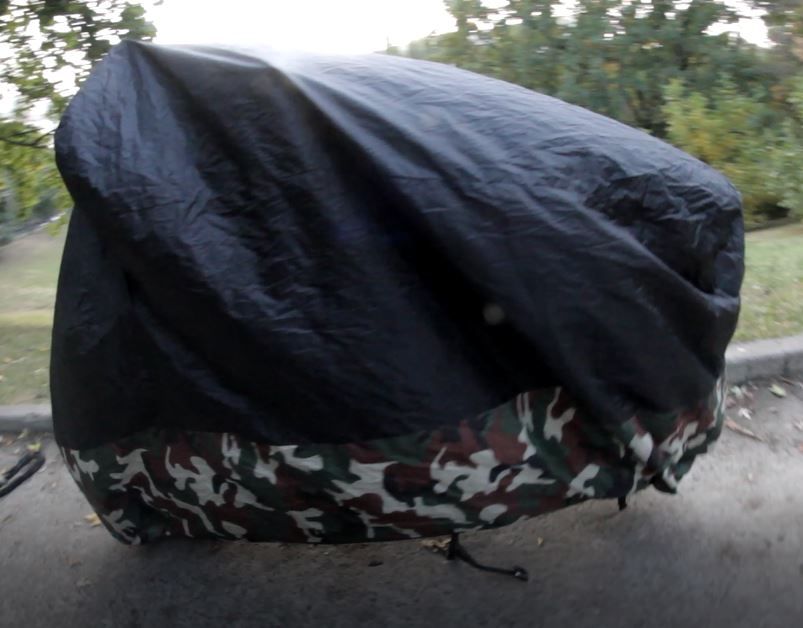 Накидка чехол дождевик для мото техники - Bache L (1801-2000 mm)
