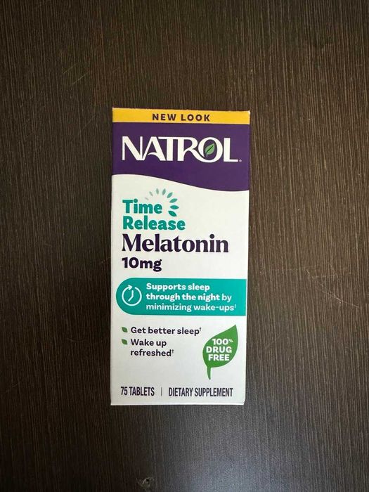 Natrol Melatonina 10mg | Time Release | Dual Action | Na Dobry Sen