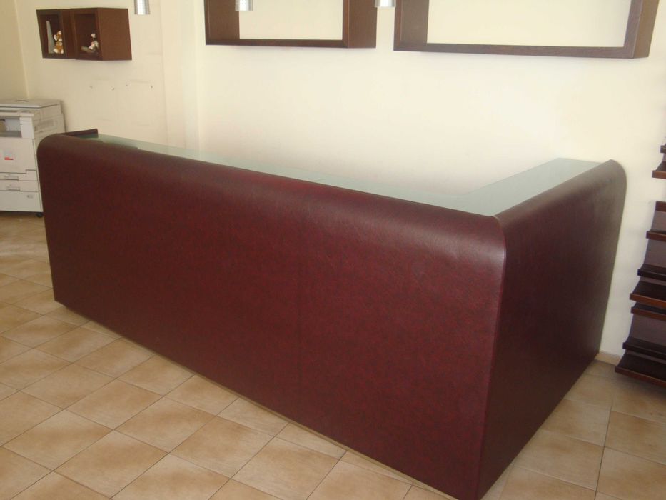Balcão em Pele para comércio