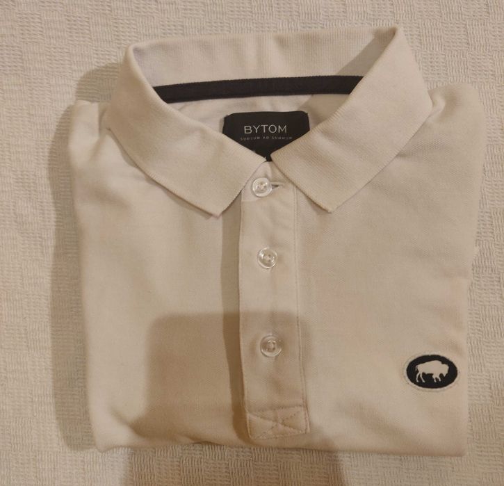 Bytom - Biała koszulka polo - rozmiar M