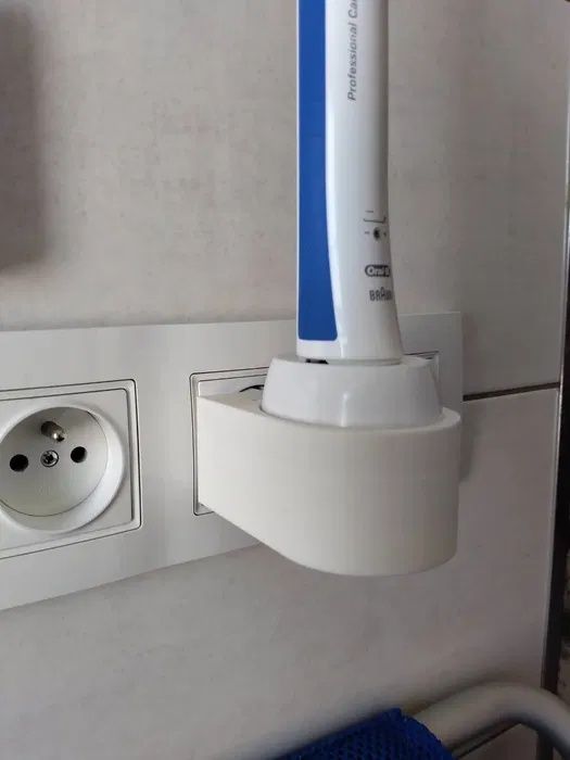 Uchwyt na Ładowarkę Oral-B Organizer Kabla Druk 3D Czysta Łazienka