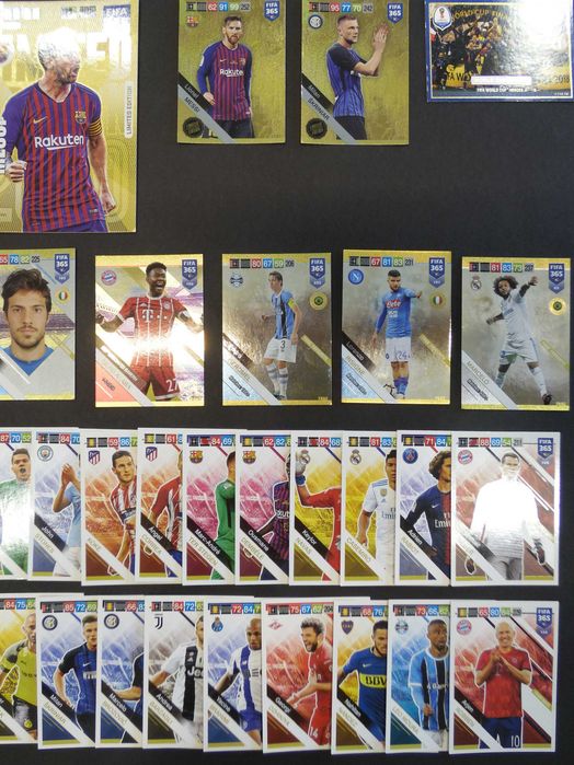 Cartas FIFA 365 XL Adrenalyn 2018/19 e Messi XXL 2020