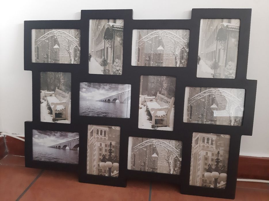 Multimoldura para 12 fotografias