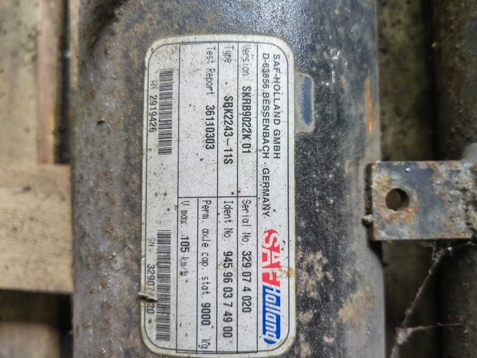 Oś Naczepa SAF SKRB9022K SBK2243-11S