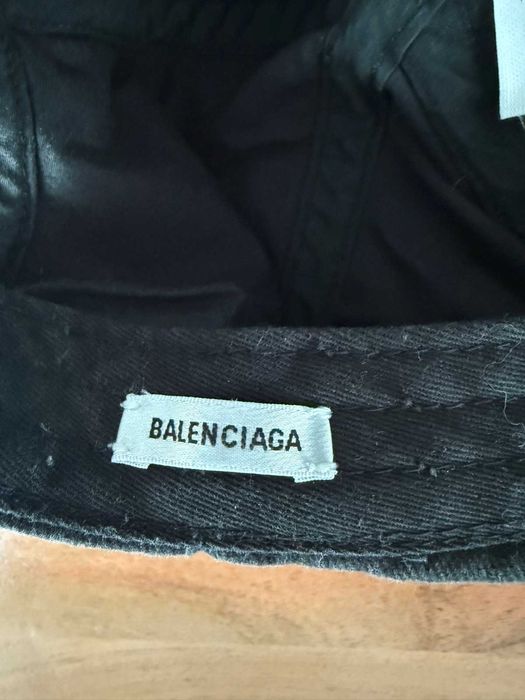 Czapka Balenciaga Logo czarna, Made in Italy