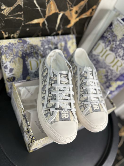 Кеди кроссівки в стилі dior chanel диор жіночі кеди