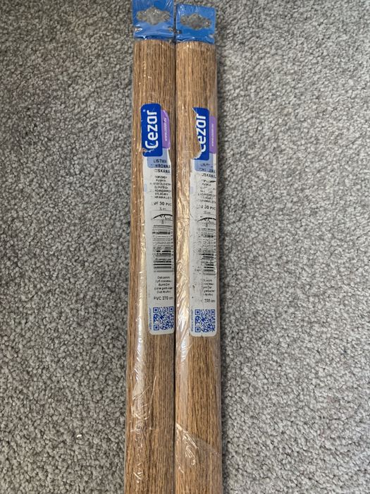 Listwa cezar wciskana ochronna lącznik profil 30mm dąb palony 270cm
