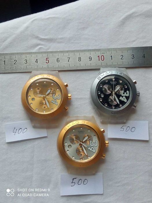 Годинник в стилі Swatch Irony Diaphane 40 mm