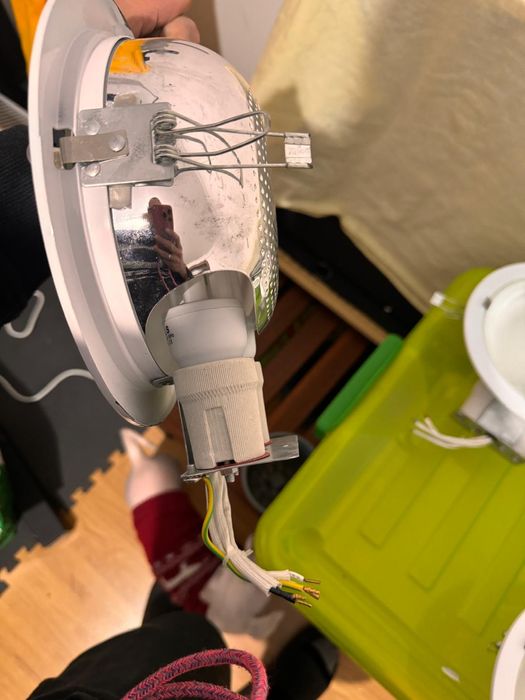 Conjunto 6 focos Luz lead