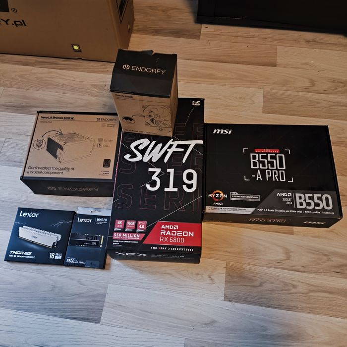 Komputer GAMINGOWY RX 6800 16GB / Ryzen 5 5600 / 32GB RAM / Gwarancja 2027