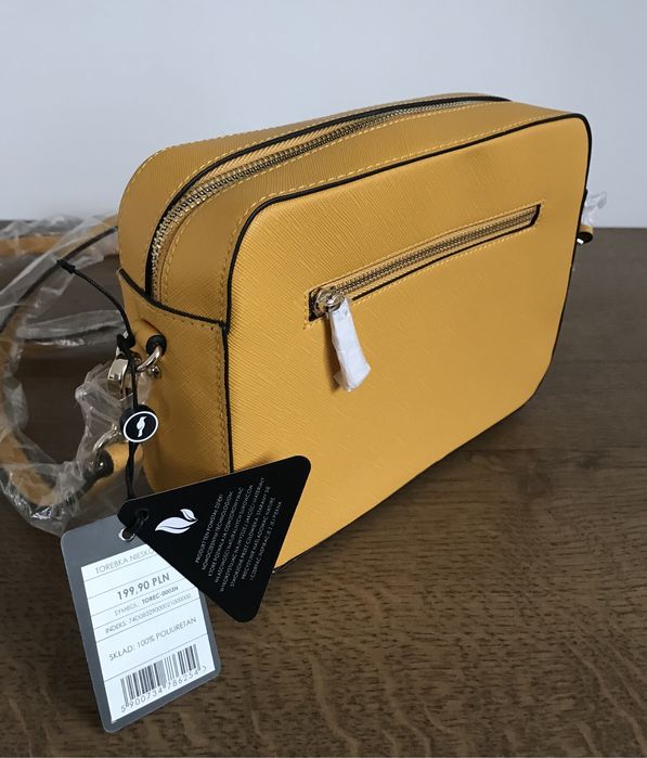 ** OCHNIK ** cudo TOREC, elegancka, musztardowa -nowa - sklep 199,90 z