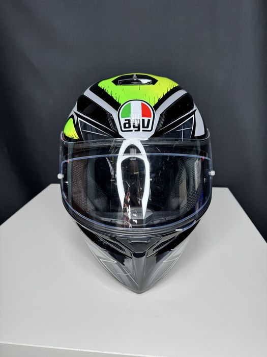 Kask Motocyklowy Agv ML K3-SV Green Sportowy Turystyczny Hjc Ls2 Shark Nolan Lazer