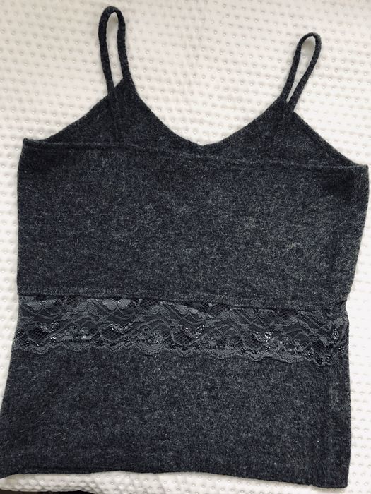 Top, Solar, szary, wełna, M