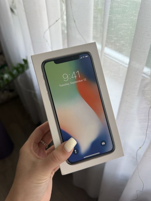 Iphone x silver 64 gb пакування