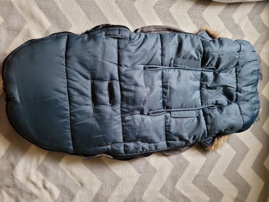 Śpiworek zimowy do wózka spacerówki