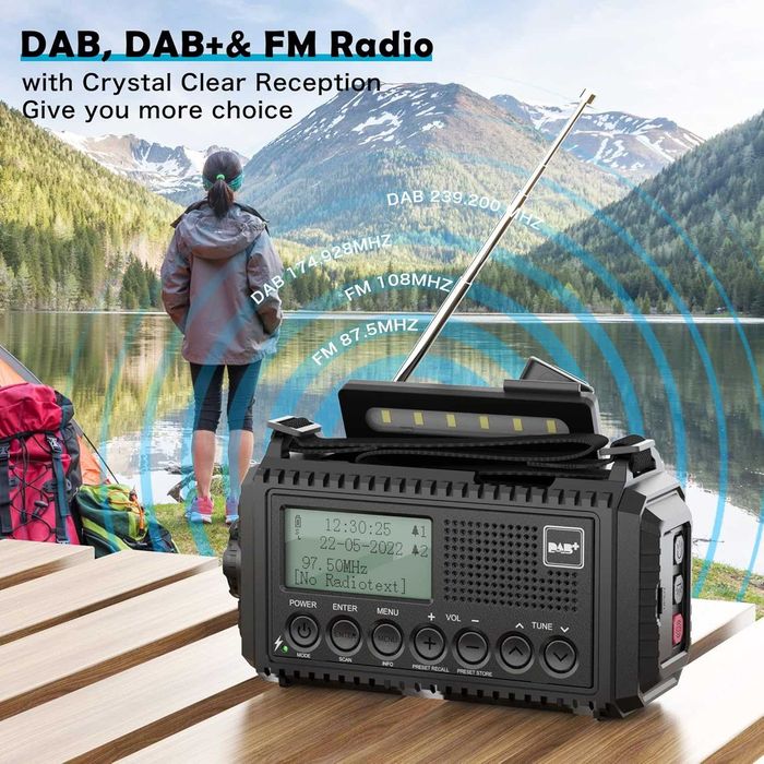 Radio DAB Wind Up, radio awaryjne zasilane energią słoneczną
